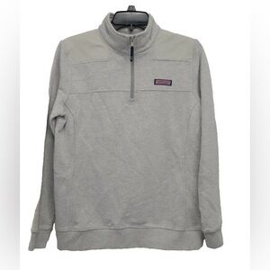 Vineyard Vines Gray Quarter-Zip Sweater🩶💓🩶